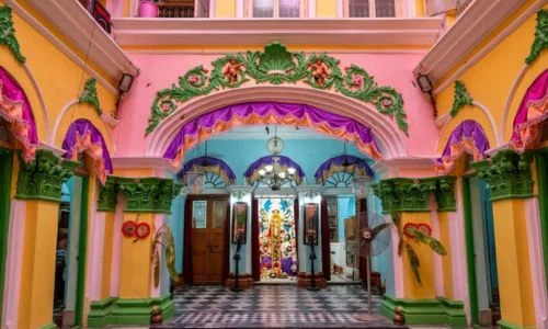 Bowbazar Chandra Bari heritage Durga Puja celebration Kolkata