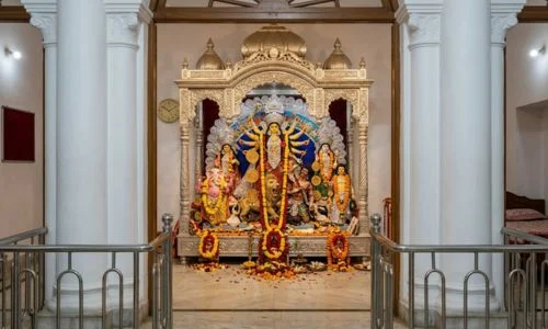 Chatu Babu Latu Babu Bari Durga Puja during Kolkata heritage tour