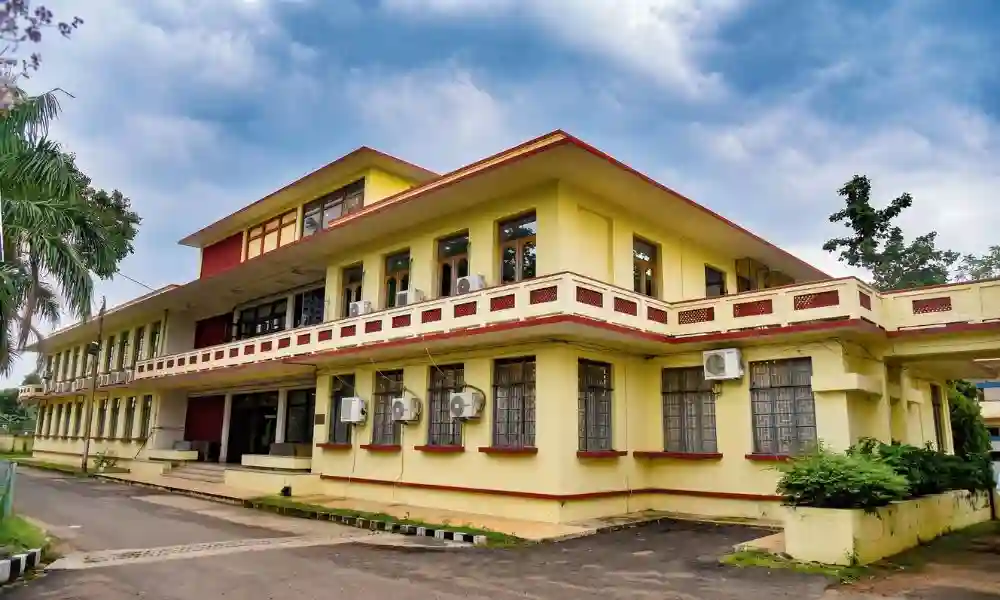 Visva Bharati University campus in Shantiniketan West Bengal